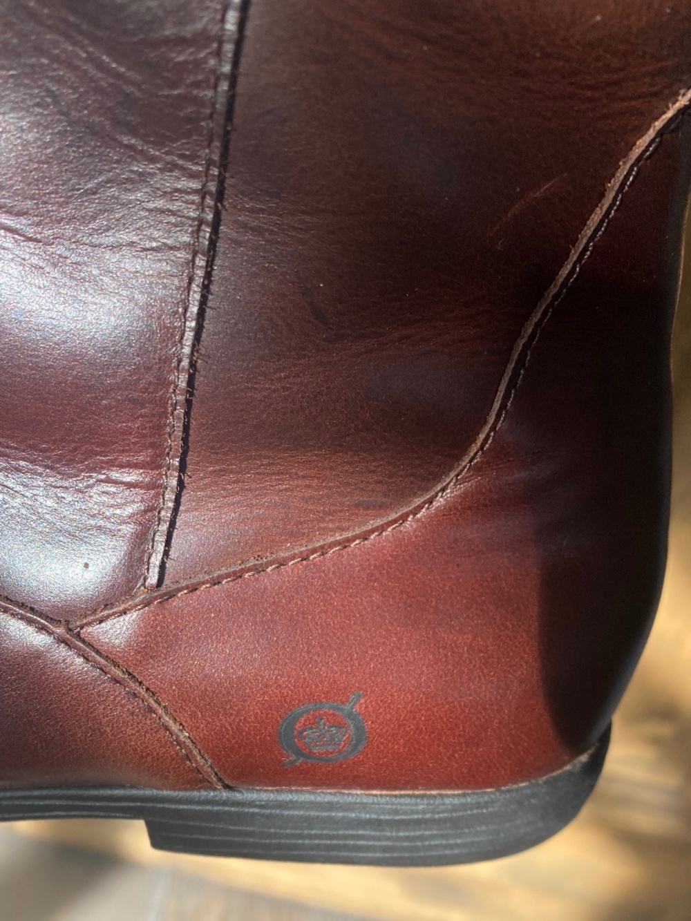 Born Donya Brown Leather Tall Boots Women’s SIZE 10 Riding B73706 CQH12 - Picture 4 of 12